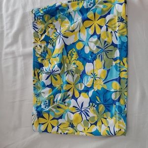 Y2K Miken Hawaiian cropped tube top